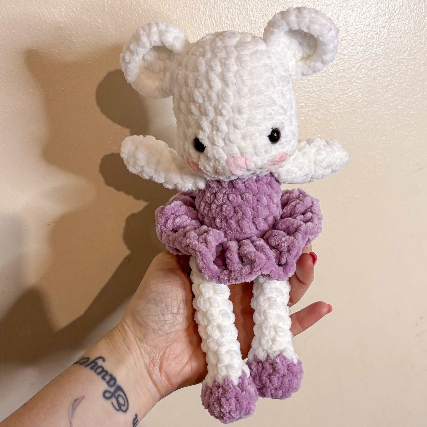 CROCHETED BALLERINA MOUSE