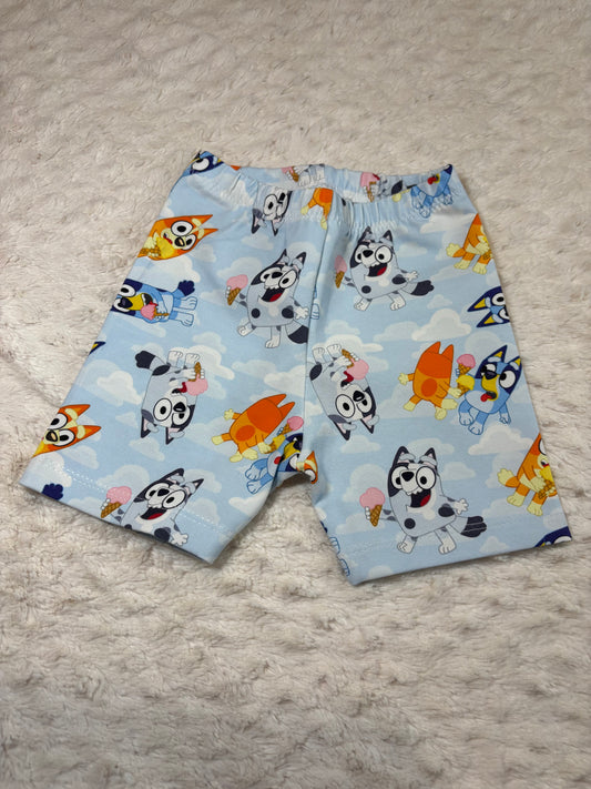 Cycling Shorts 2y bluey ice cream