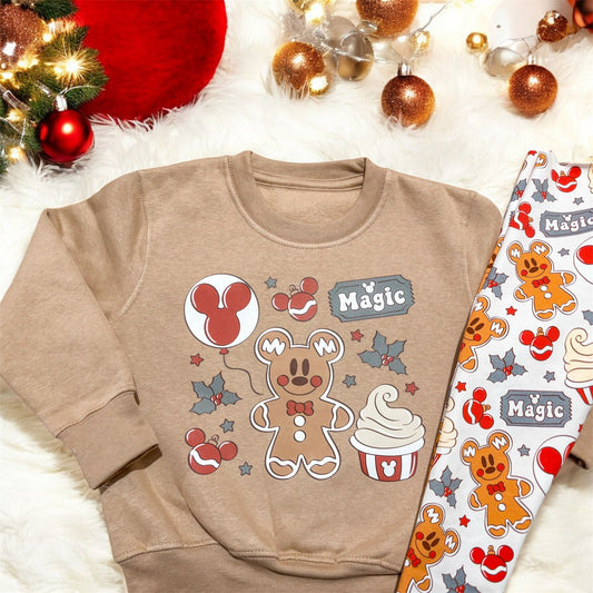 Mickey Sweatshirt And Leggings Set 12 Months