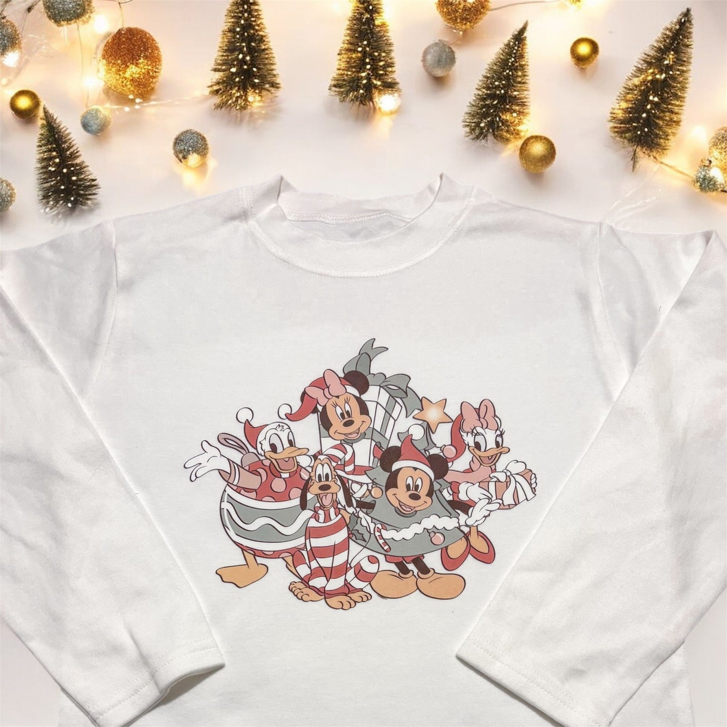 Mickey Christmas Long Sleeve T-shirt 4 Years