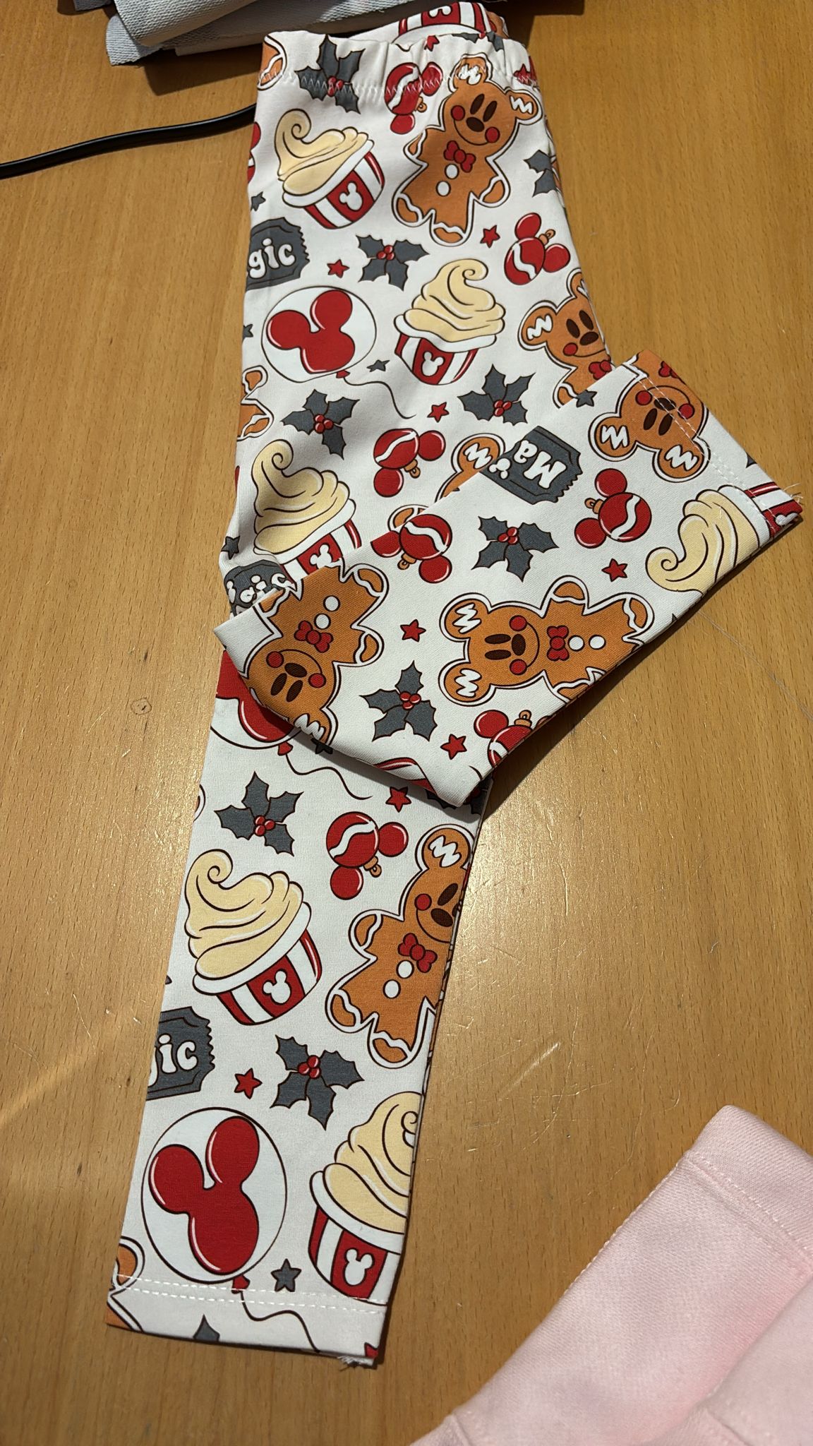 Gingerbread mickey Christmas Leggings