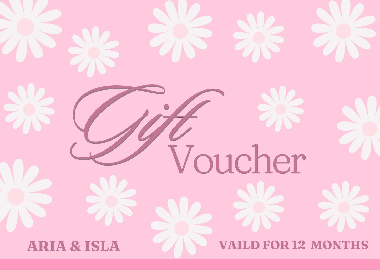 GIFT VOUCHERS