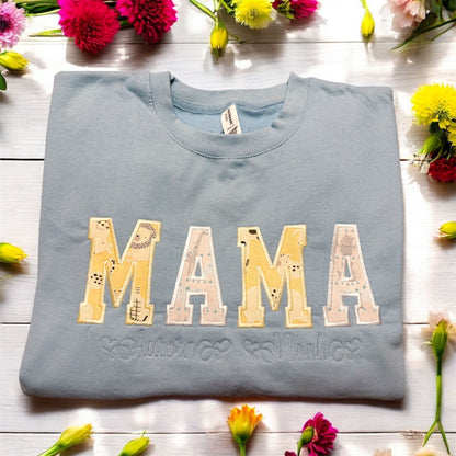 EMBROIDERED MAMA SWEATSHIRT (ADULTS)
