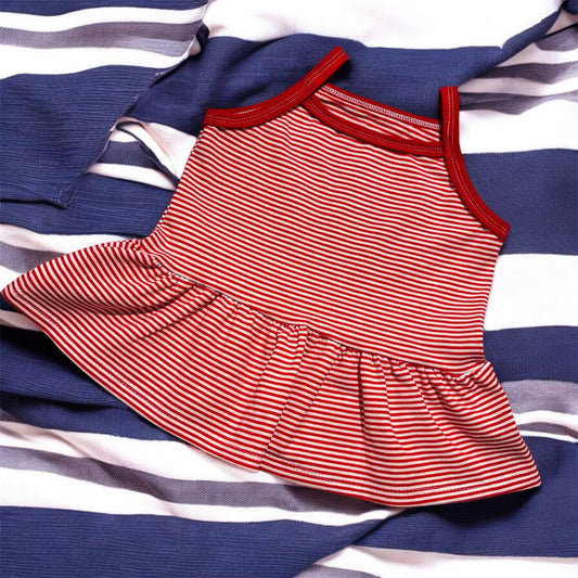 READY MADE RED SPOT PEPLUM CAMI (4 YEARS)