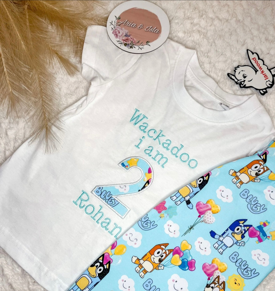 EMBROIDERED BIRTHDAY WACKADOO T-SHIRT