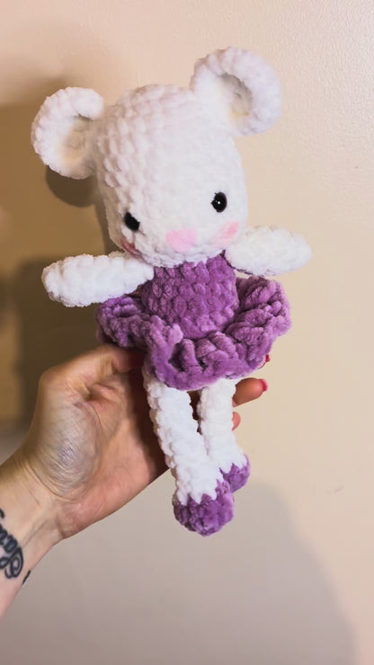 CROCHETED BALLERINA MOUSE